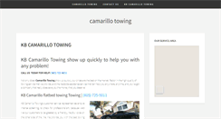 Desktop Screenshot of camarillo-towing.info